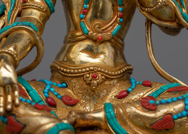 Green Tara Figure | Experience Divine Grace and Compassion