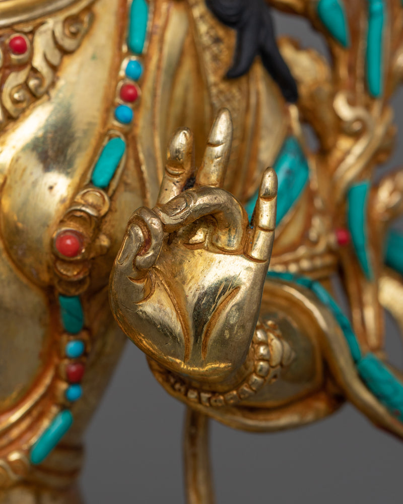 Green Tara Figure | Experience Divine Grace and Compassion