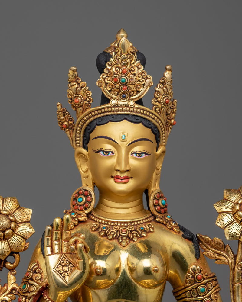 green-tara-standing-figure