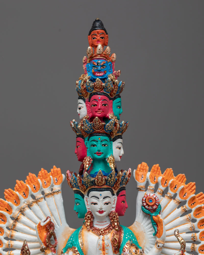 1000-armed-chenrezig-colorful statue