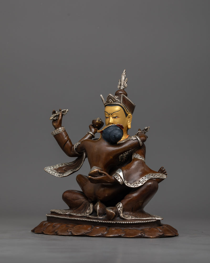 Guru Rinpoche Consort Union Statue | Handmade by Nepali Artists