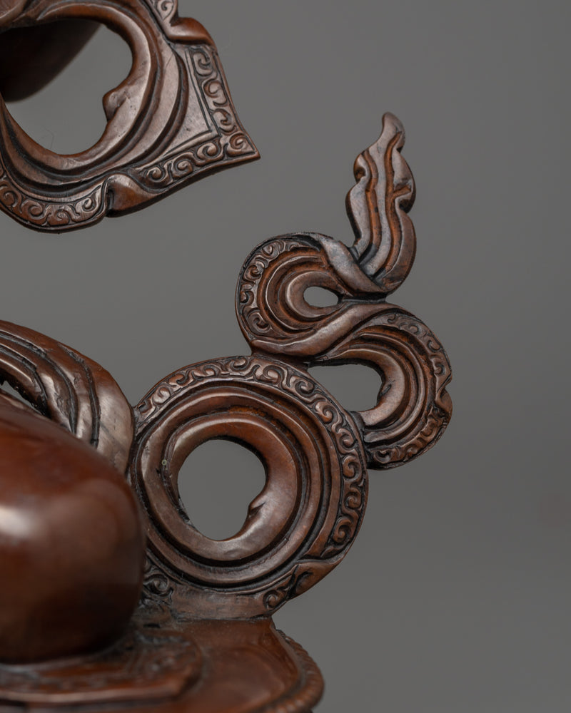 Chenrezig Serene Oxidized Statue | Handcrafted Symbol of Compassion