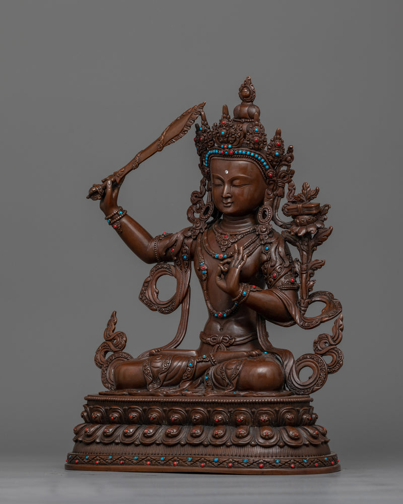 oxidized-manjushri-figure