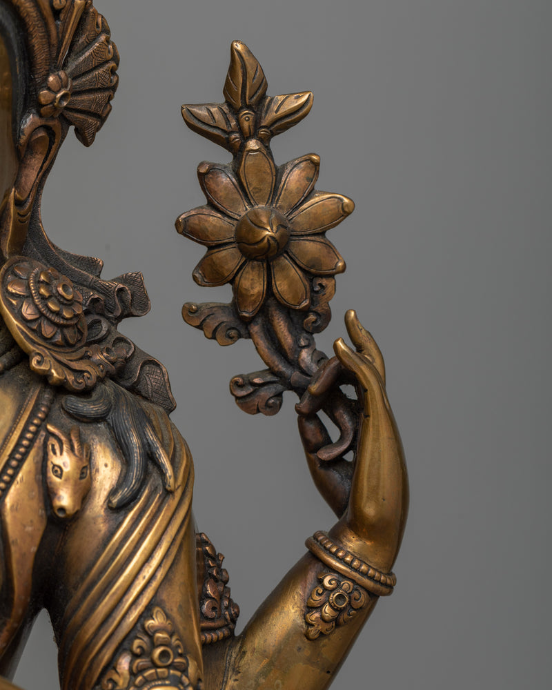 Masterpiece Antique Chenrezig Statue | Ultimate Embodiment of Compassion