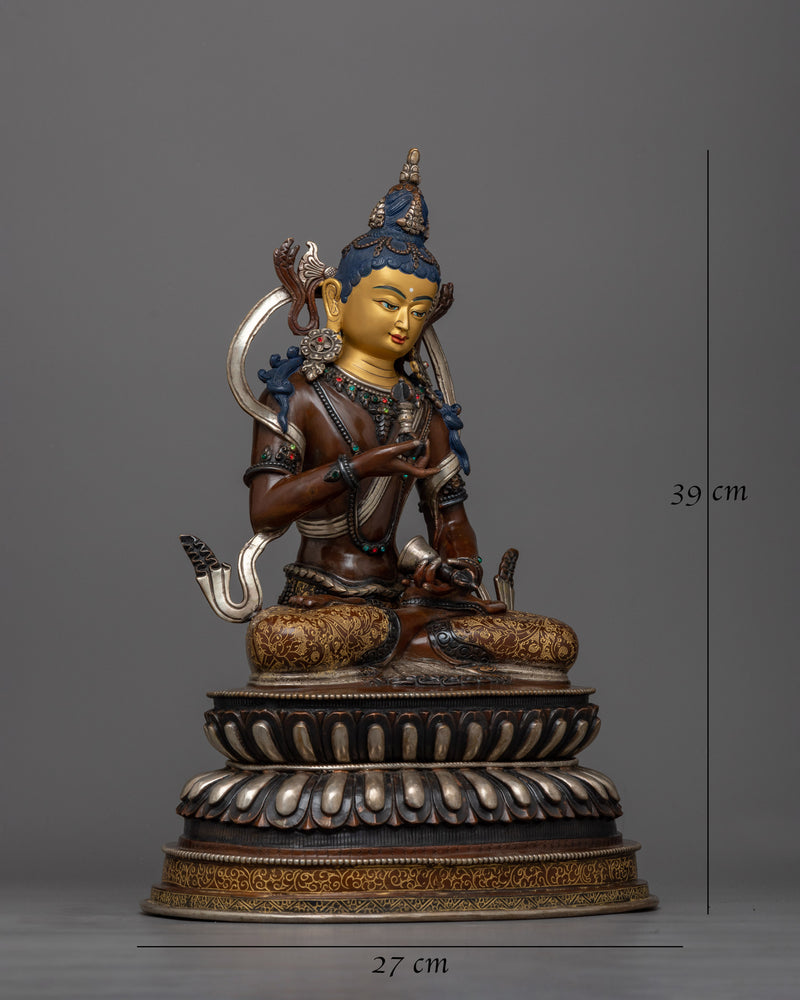 Vajrasattva Oxidized Statue | Embrace Purification and Clarity