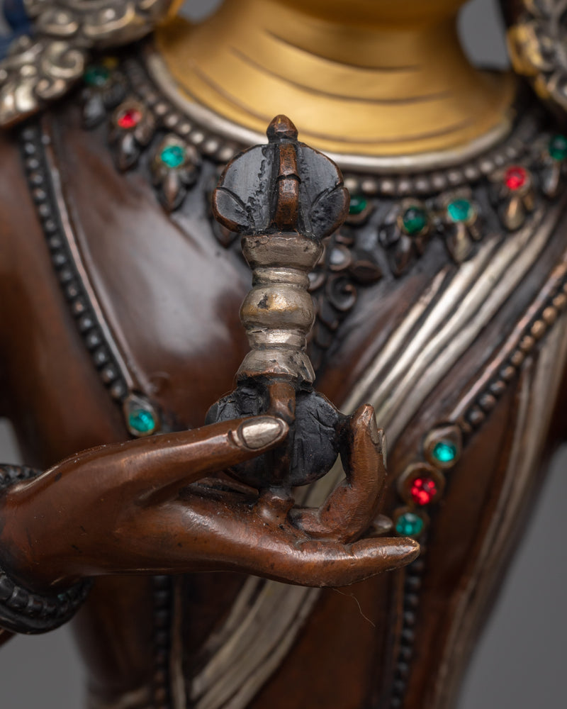 Vajrasattva Oxidized Statue | Embrace Purification and Clarity