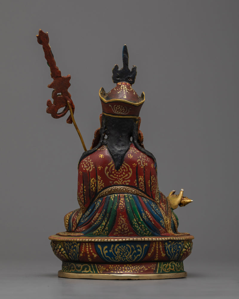 Colored Guru Rinpoche Statue | Symbol of Spiritual Mastery