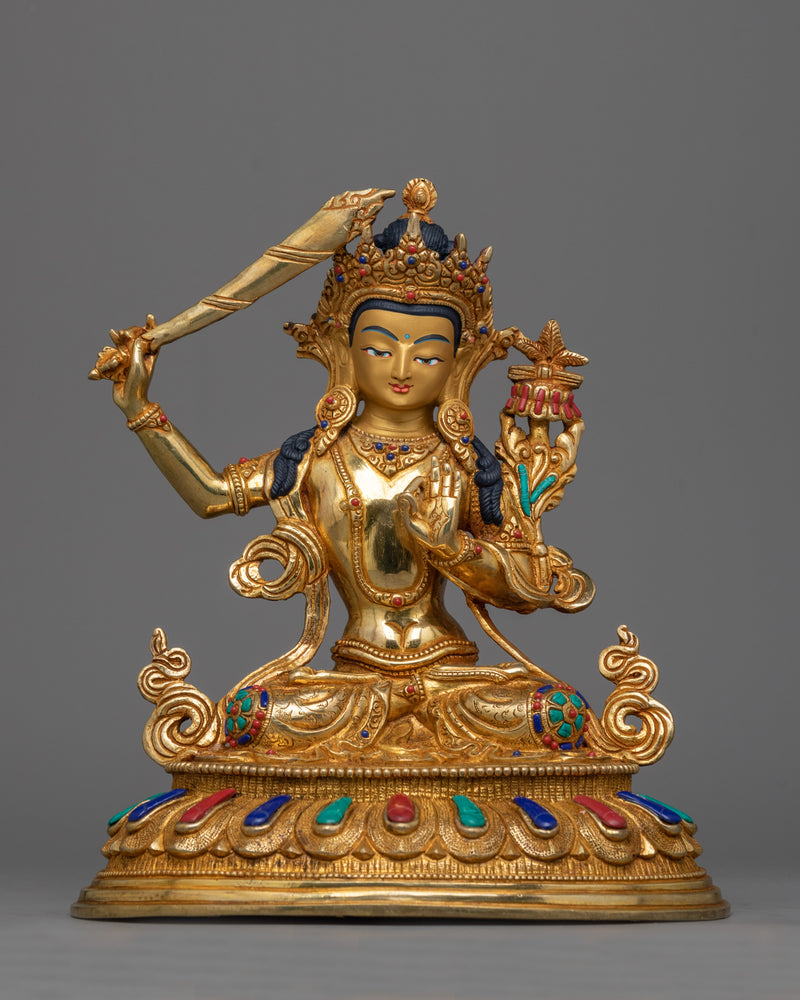 gold-gilded-manjushri