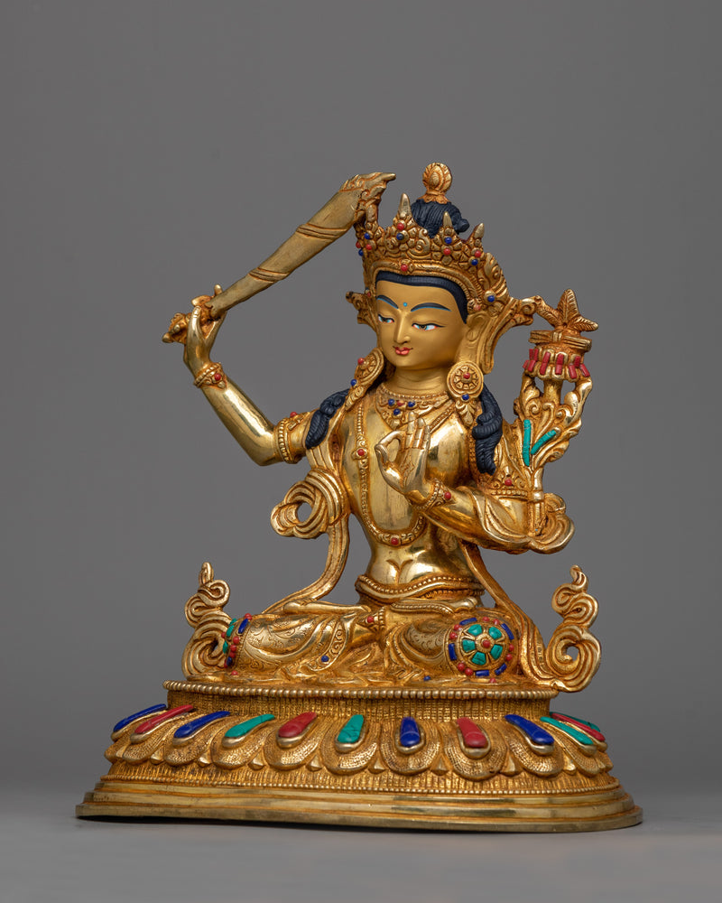 gold-gilded-manjushri