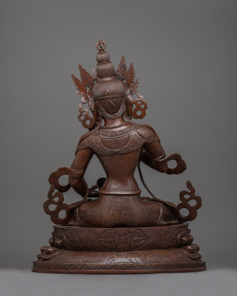 Oxidized Vajrasattva Figure | Handcrafted Symbol of Purity