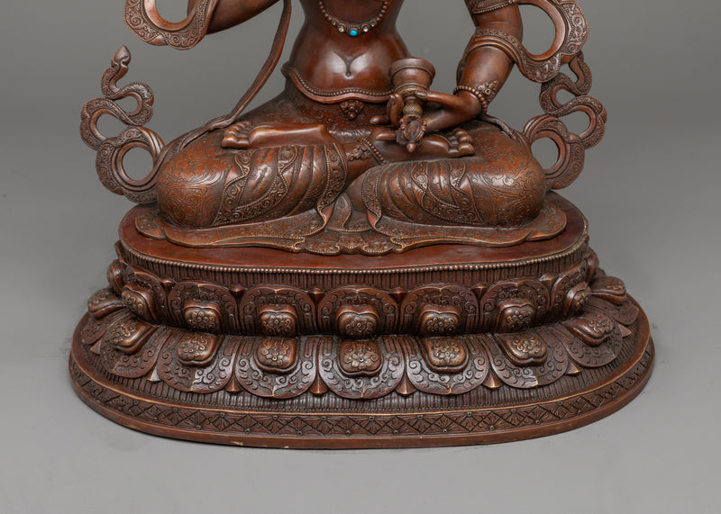 Oxidized Vajrasattva Figure | Handcrafted Symbol of Purity