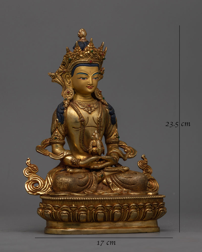 Amitayus Antique Statue | Handcrafted Emblem of Longevity