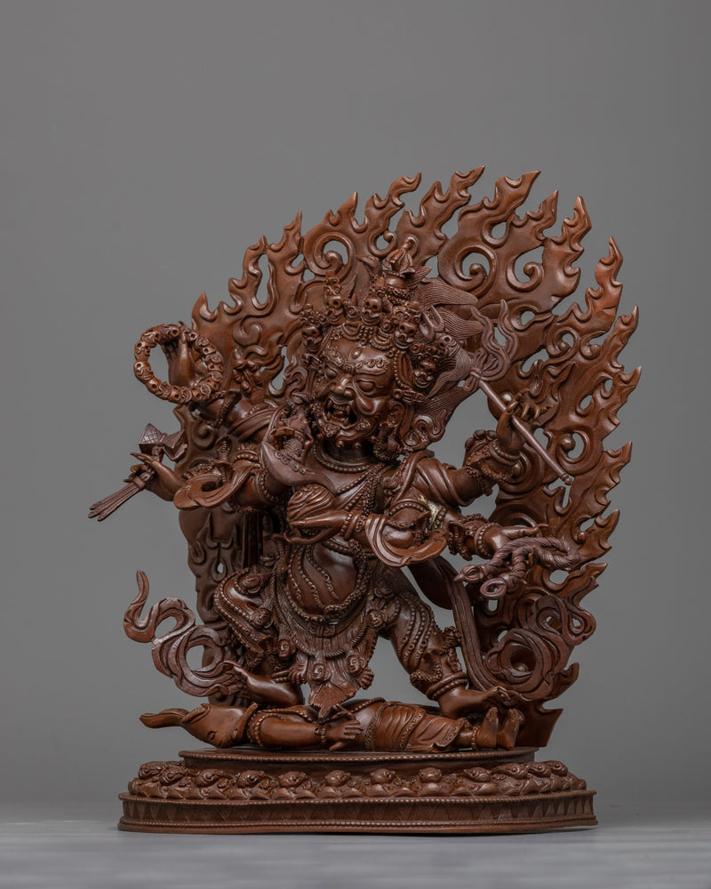 Handcrafted Six Armed Mahakala 