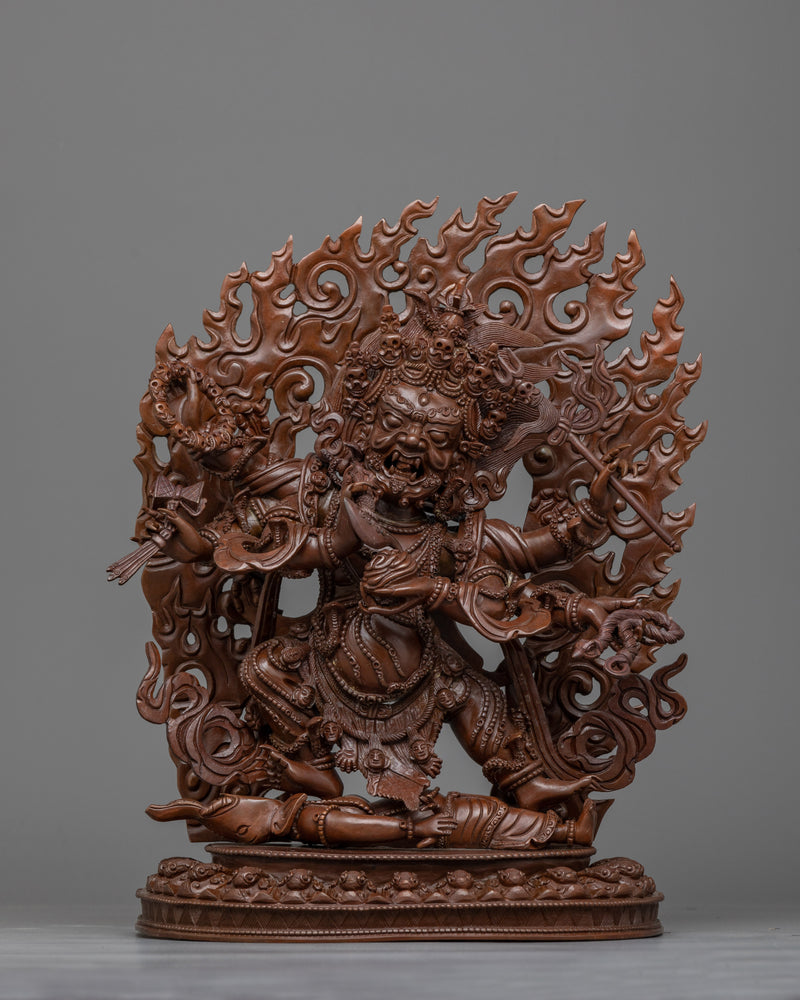 Handcrafted Six Armed Mahakala 