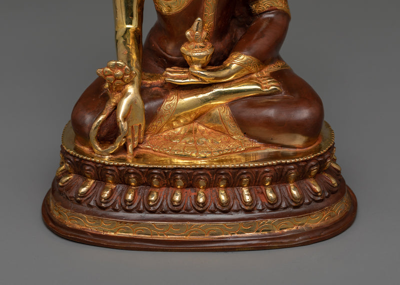 Buddhist Meditation Decor Statue | Medicine Buddha Statue From Nepal Himalayas