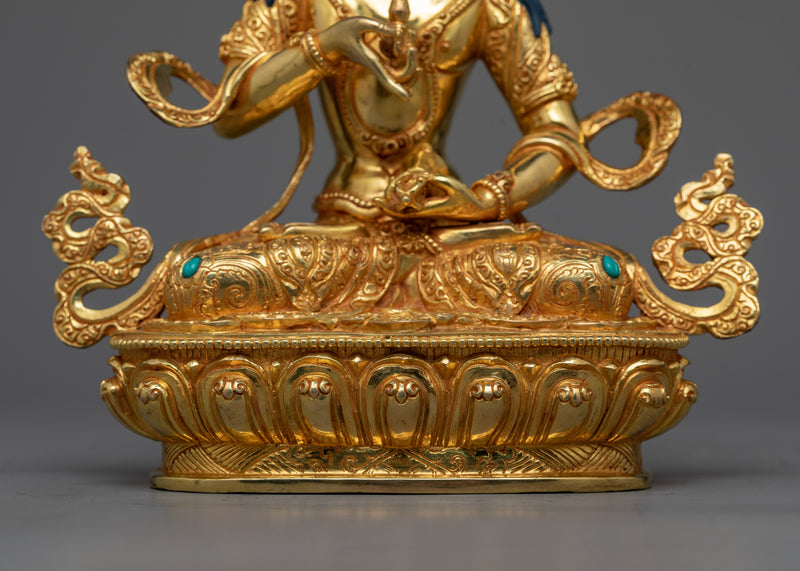 Vajrasattva Gold-Gilded Statue | Symbol of Purification and Renewal