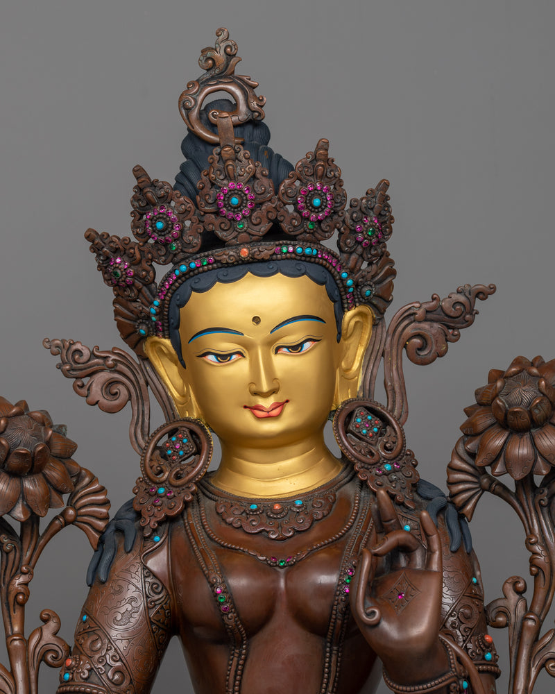 shri-green-tara-oxidized