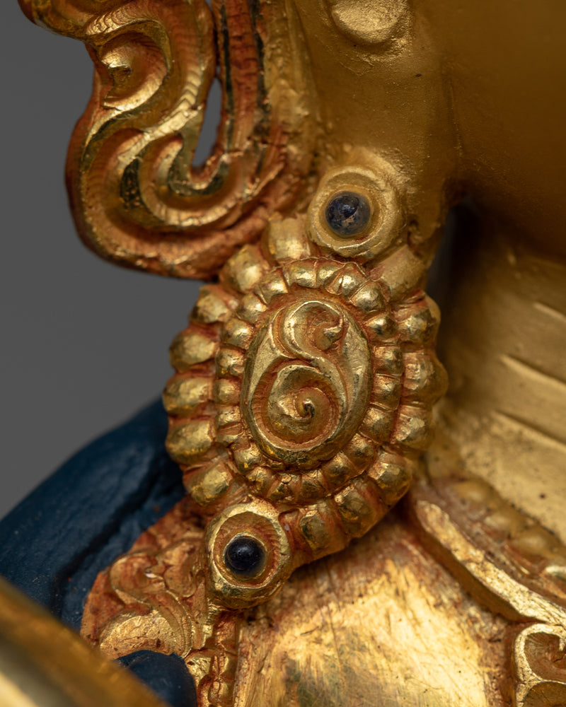 Hand Sculpted Vajrasattva with consort for shrine | Compassionate Purification Deity