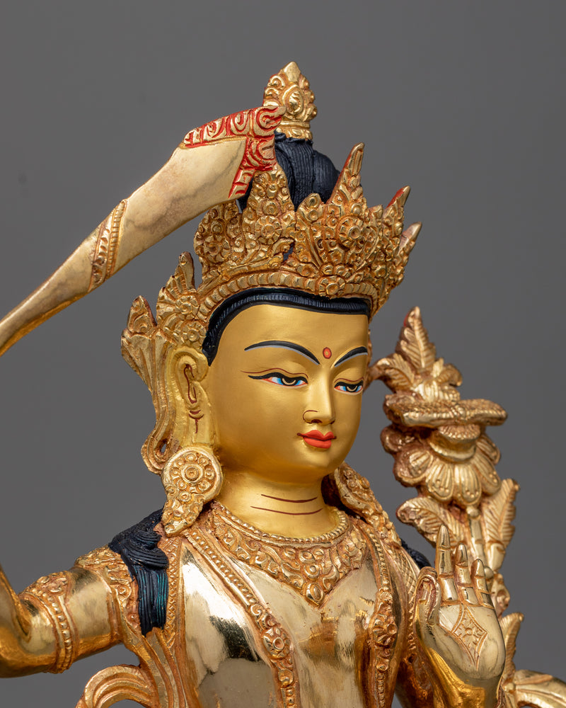 handmade-manjushri-statue