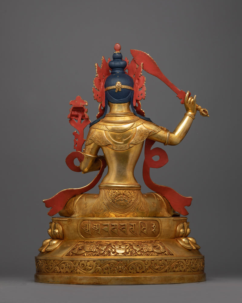 Manjushri: An Insight Wisdom Deity Statue | Sculptural Perfection