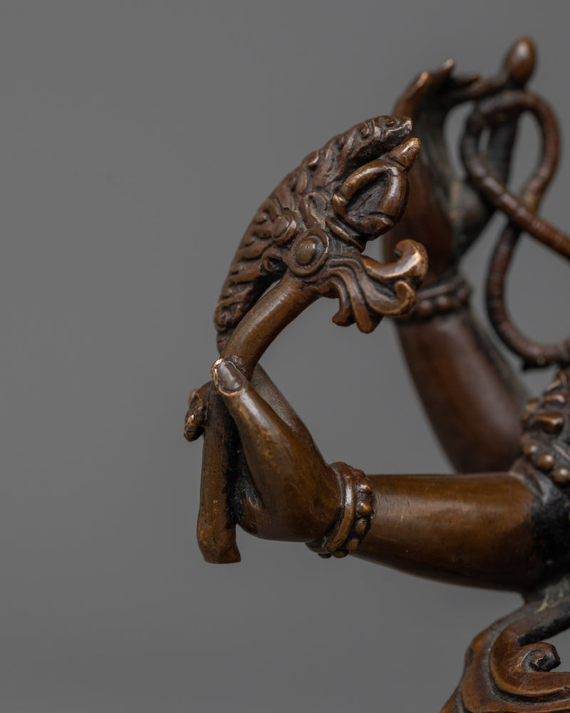 Bodhisattva Oxidized Statue | Embodiment of Compassion and Wisdom