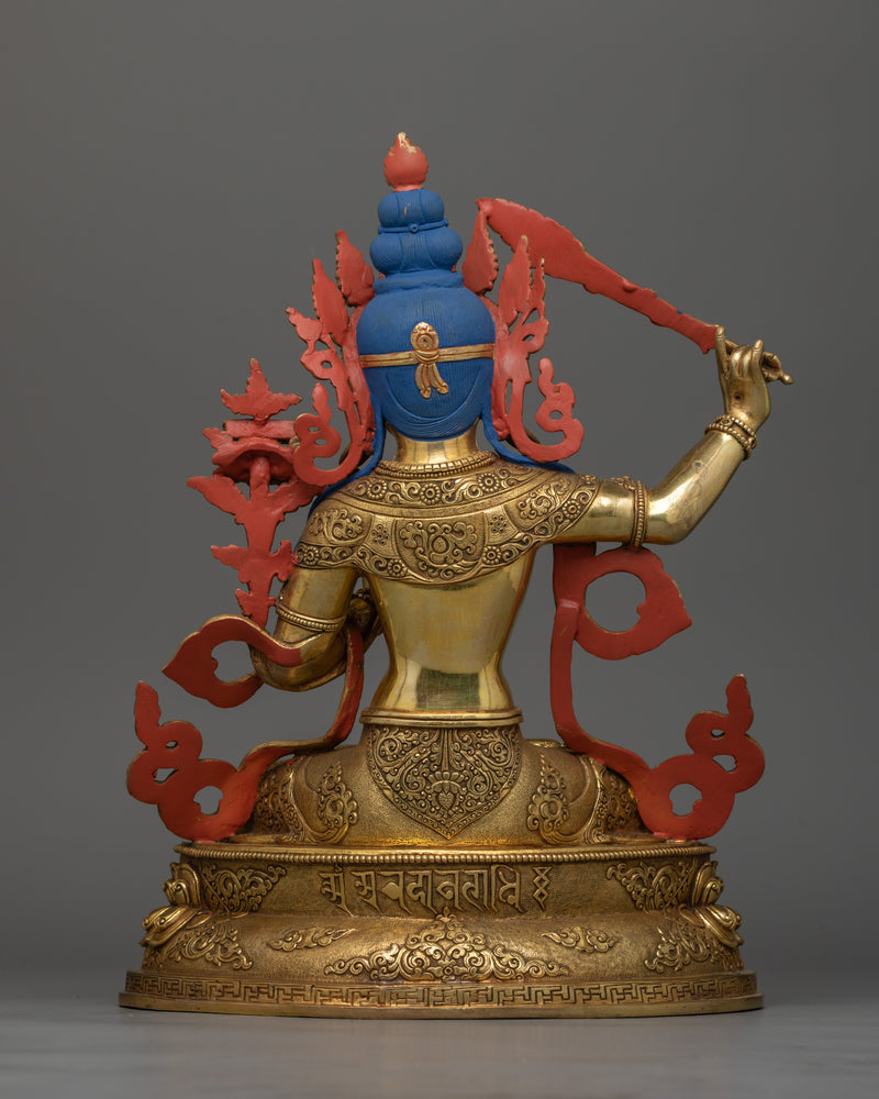 Insight Wisdom Manjushri Statue | Handcrafted Symbol of Knowledge