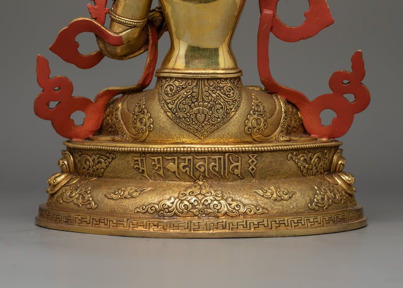 Manjushri Insight Wisdom Deity Statue | Icon of Supreme Knowledge