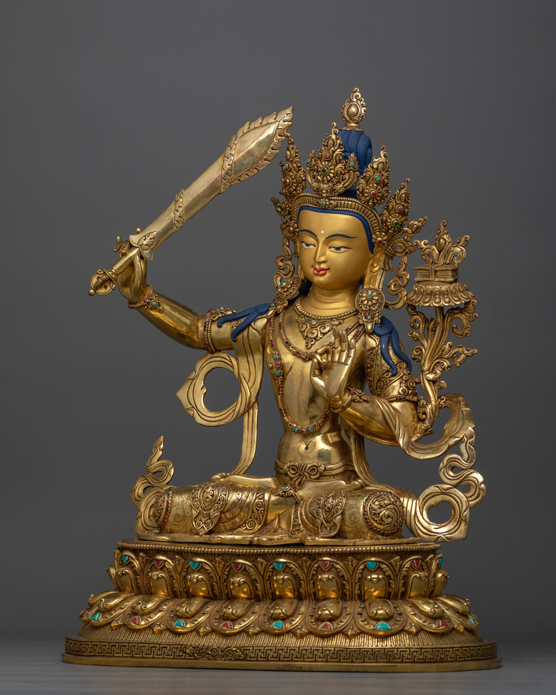 manjushri-gold-gilded