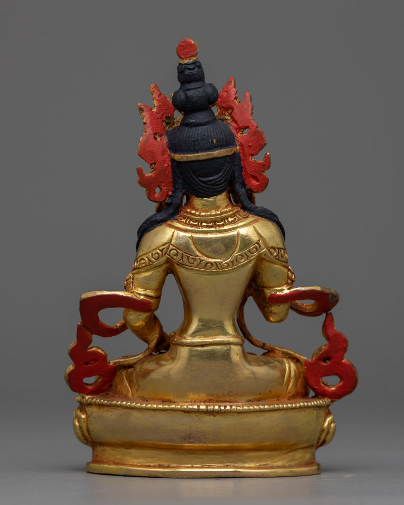 Vajrasattva Gold-Gilded Copper Statue | A Symbol of Purification and Enlightenment