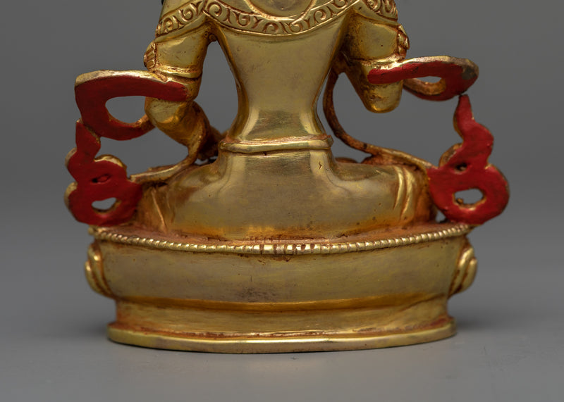 Vajrasattva Gold-Gilded Copper Statue | A Symbol of Purification and Enlightenment