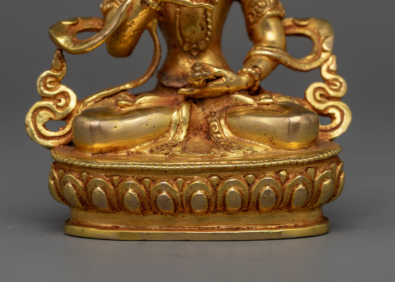 Vajrasattva Gold-Gilded Copper Statue | A Symbol of Purification and Enlightenment