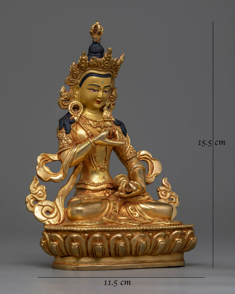 Gold-Gilded Purity Deity Vajrasattva Statue | A Symbol of Spiritual Cleansing and Enlightenment