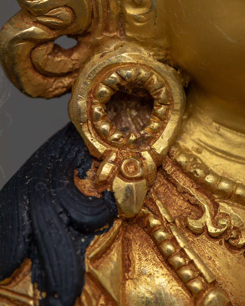 Gold-Gilded Purity Deity Vajrasattva Statue | A Symbol of Spiritual Cleansing and Enlightenment