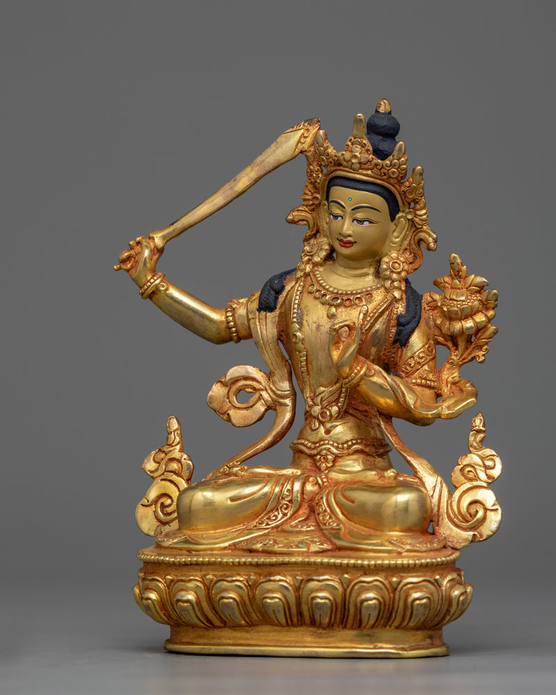 manjushri-small-gold-gilded