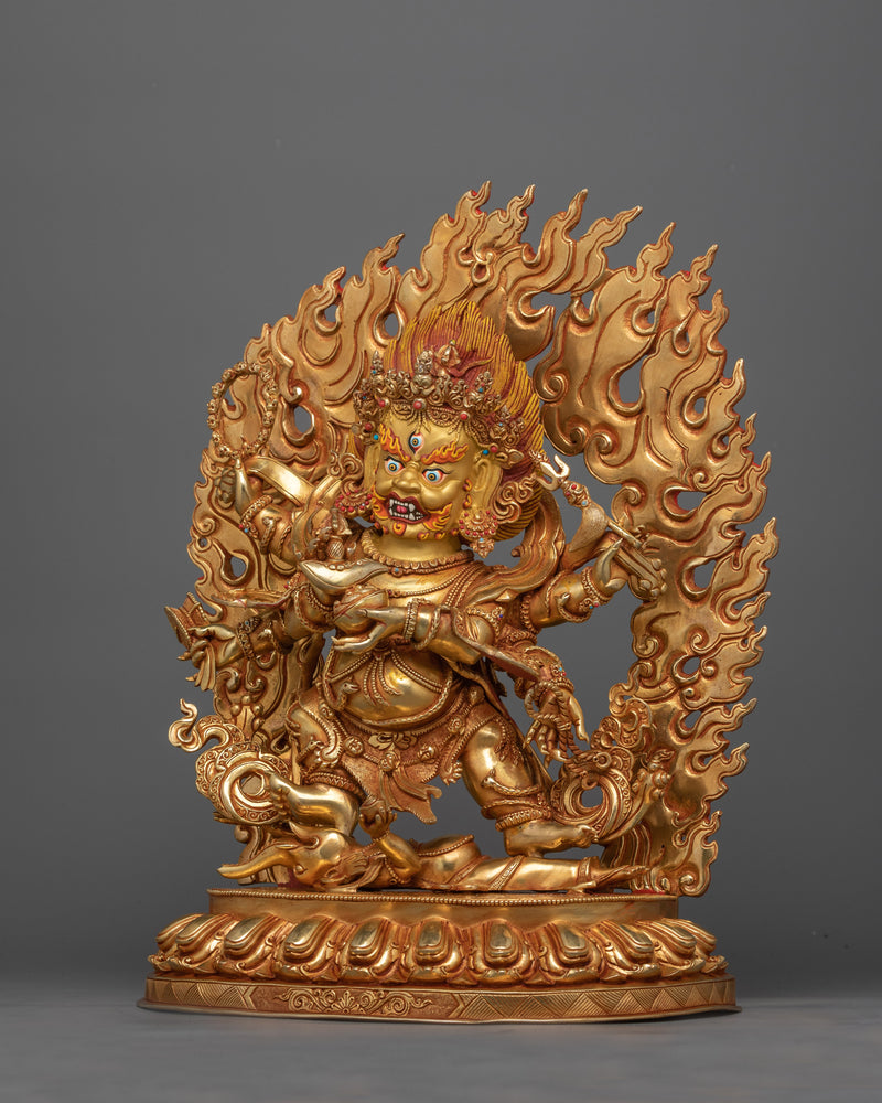 six-armed-mahakala-gold-gilded