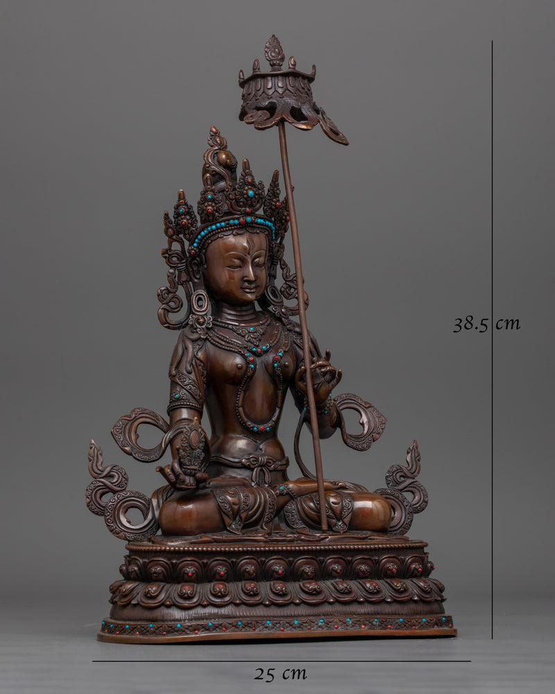 Darken Oxidized Dukar Statue | A Symbol of Protection and Serenity