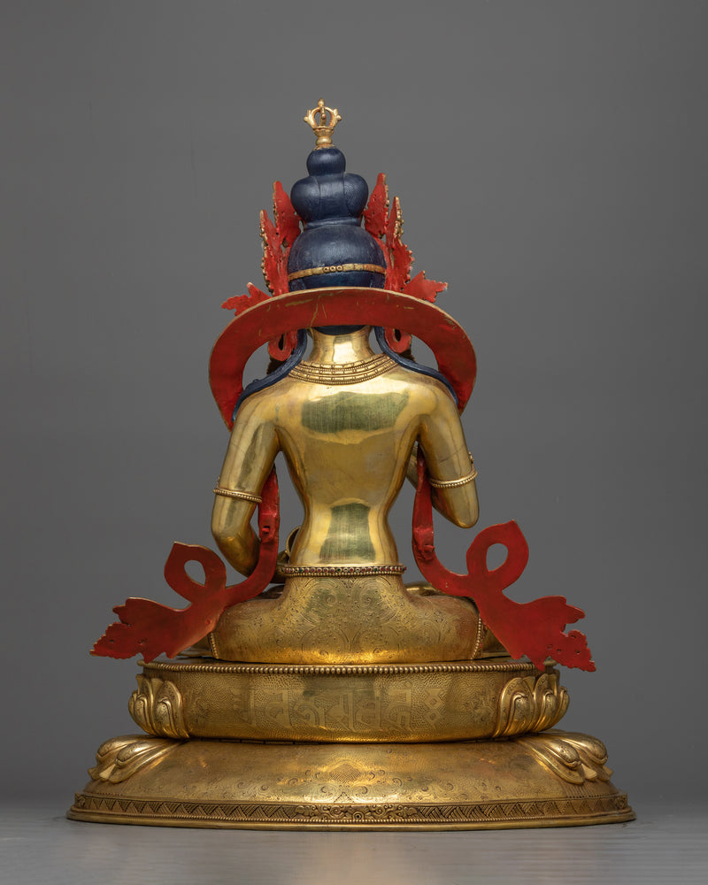 Vajrasattva 24K Gold Gilded 54cm Statue | A Superb Work of Purity and Enlightenment