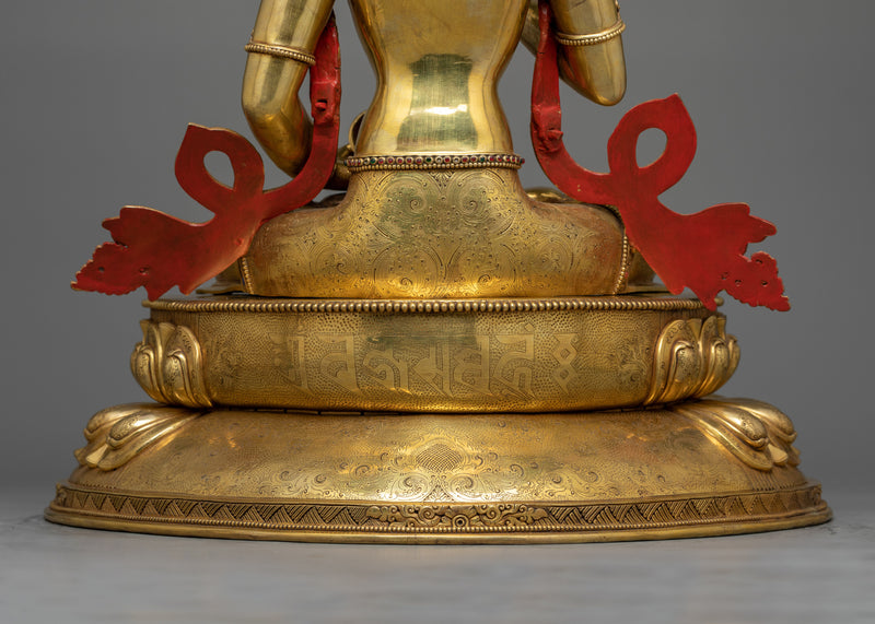 Vajrasattva 24K Gold Gilded 54cm Statue | A Superb Work of Purity and Enlightenment