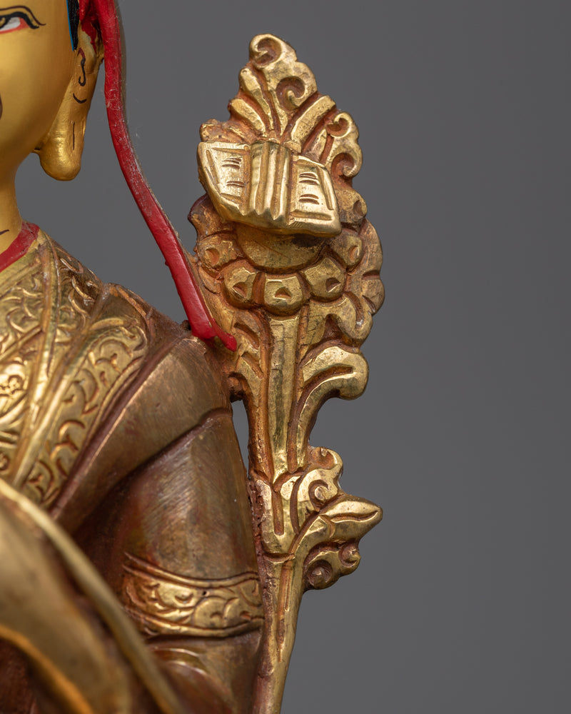 Tsong Khapa with Two Disciples Statue | Embodiment of Wisdom and Spiritual Guidance