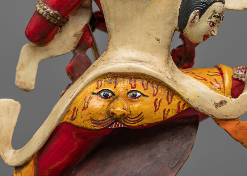 Dorje Phagmo Red Colored Statue | Embodiment of Feminine Wisdom and Power