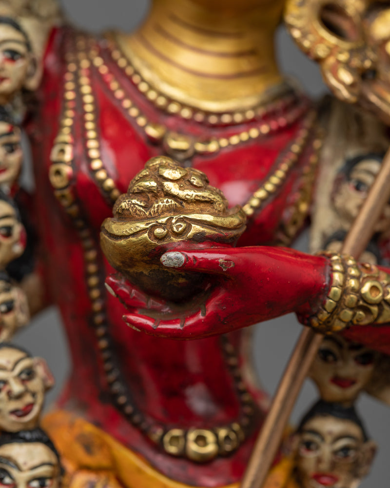 Dorje Phagmo Red Colored Statue | Embodiment of Feminine Wisdom and Power