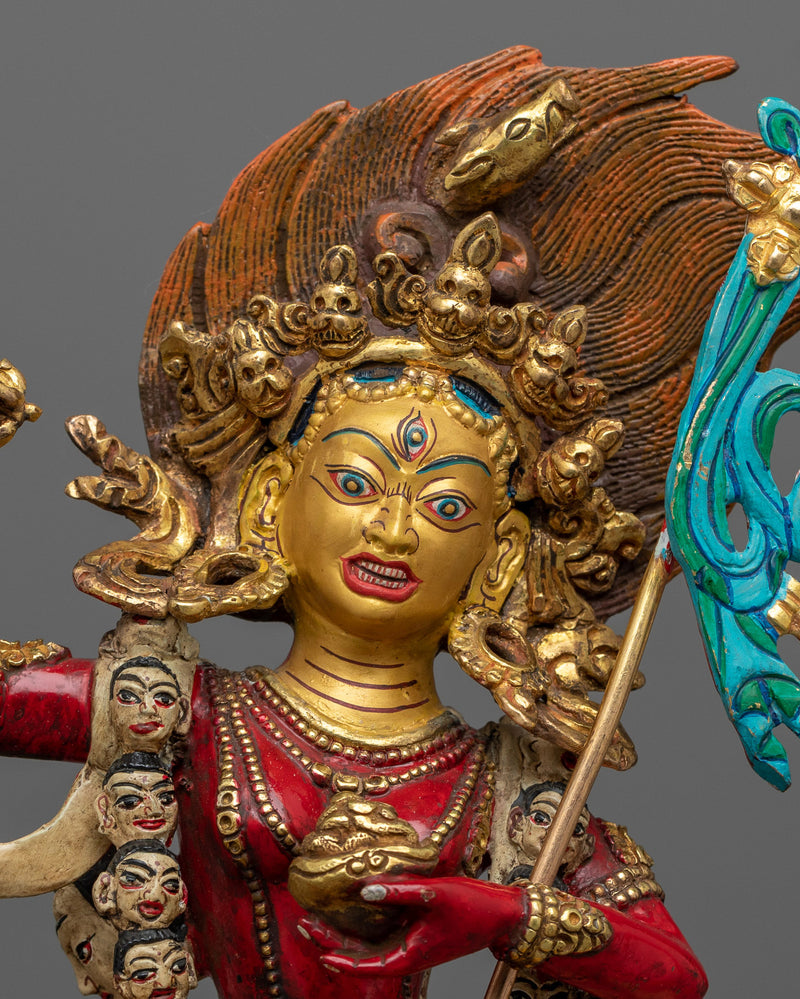 Dorje Phagmo Red Colored Statue | Embodiment of Feminine Wisdom and Power