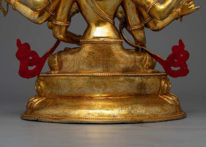 Namgyalma Gold-Gilded Statue | Beacon of Longevity and Protection