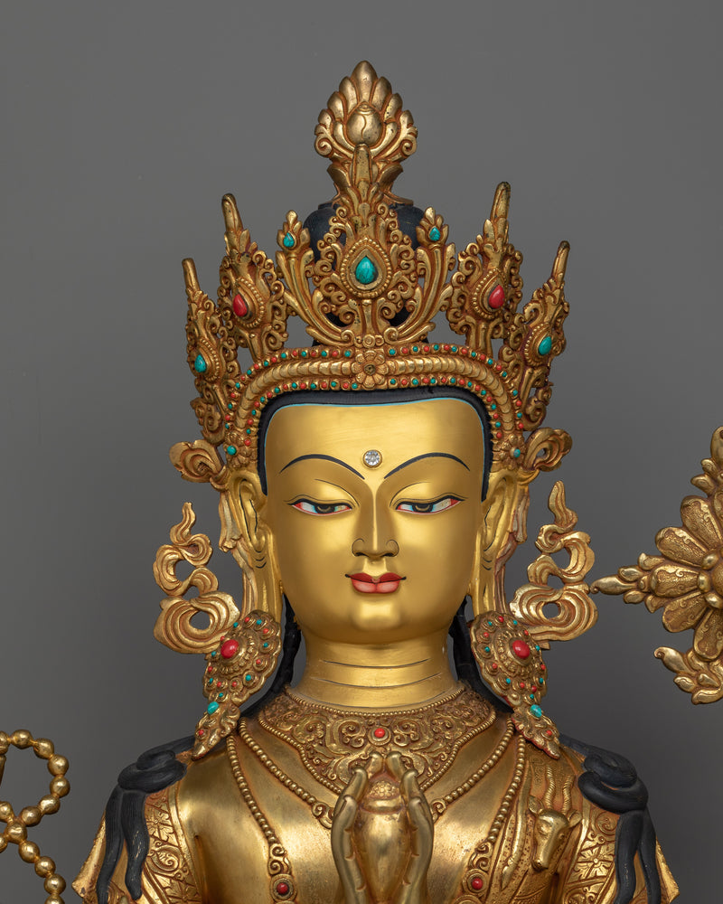 chenrezig-92cm-gold-gilded