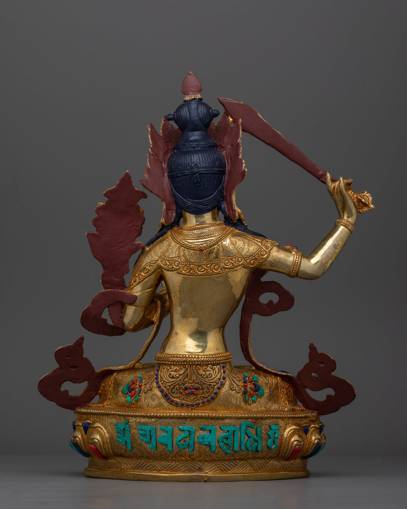 Manjushri Insight-Knowledge Statue | Beacon of Wisdom and Understanding