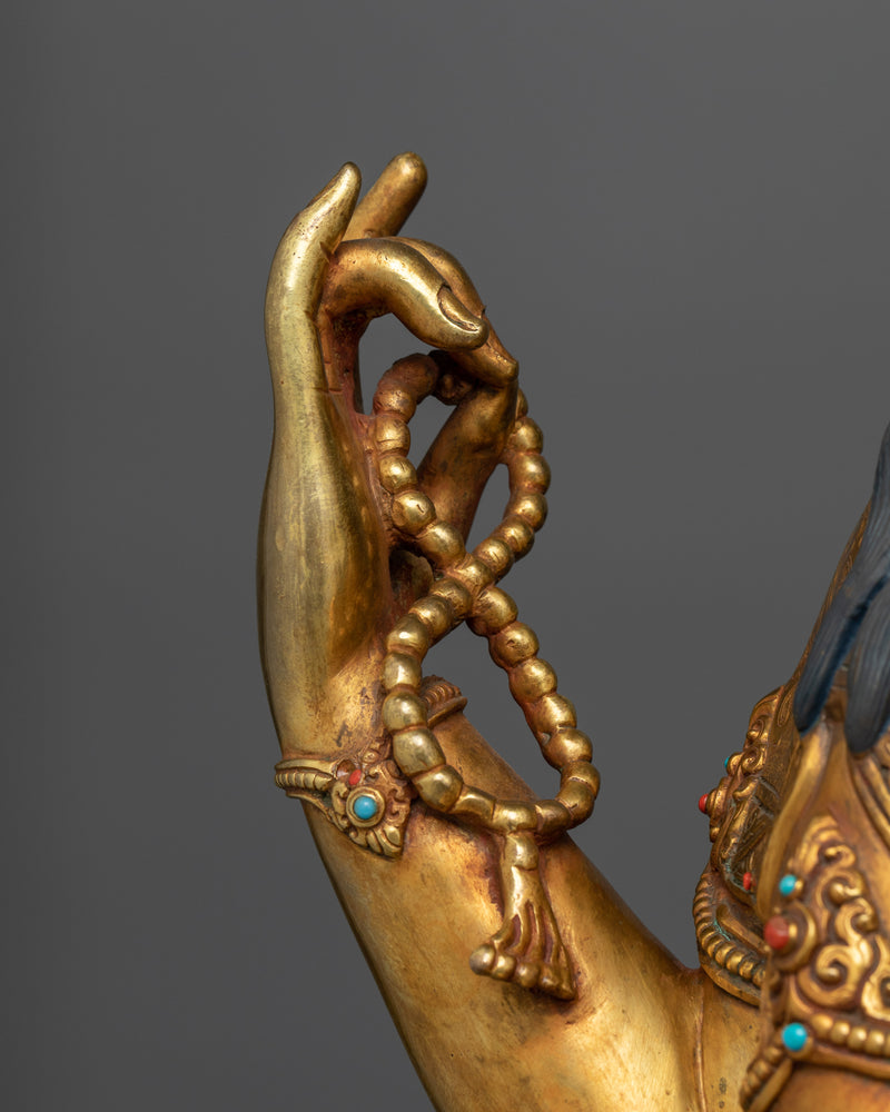 Serene Chenrezig Handcrafted Statue | Compassion in Every Detail