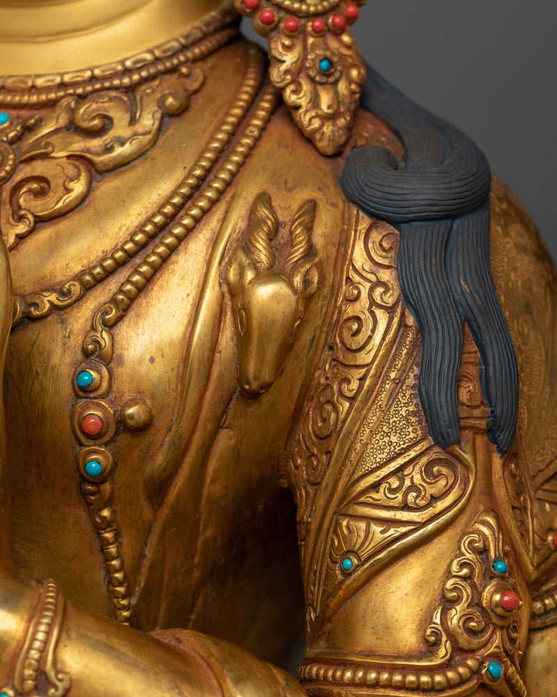 Serene Chenrezig Handcrafted Statue | Compassion in Every Detail