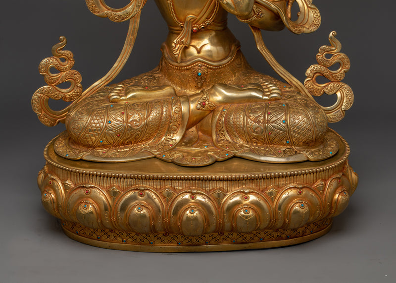 Insight-Wisdom Deity Manjushri 66cm Statue | Beacon of Enlightened Knowledge