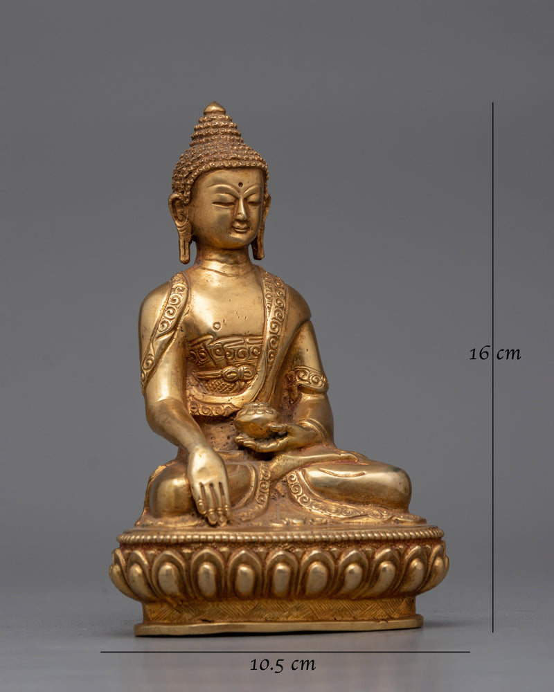 Shakyamuni Buddha Small-16cm Statue | A Beacon of Serenity