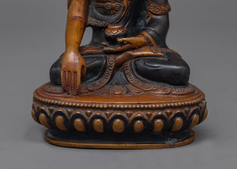 Shakyamuni Buddha Small-16cm-Oxidized Statue | Essence of Tranquility